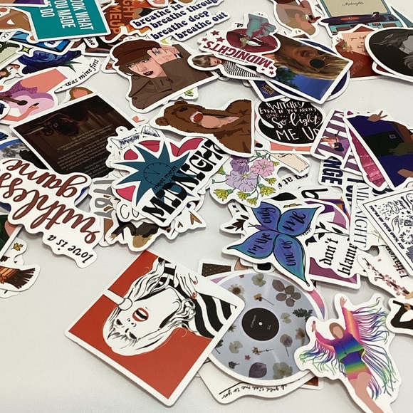 🌈 Taylor Swift Assorted Sticker - Bundle of 100 - Picture 4 of 6